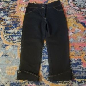 High waisted capri pin up girl jeans size Medium